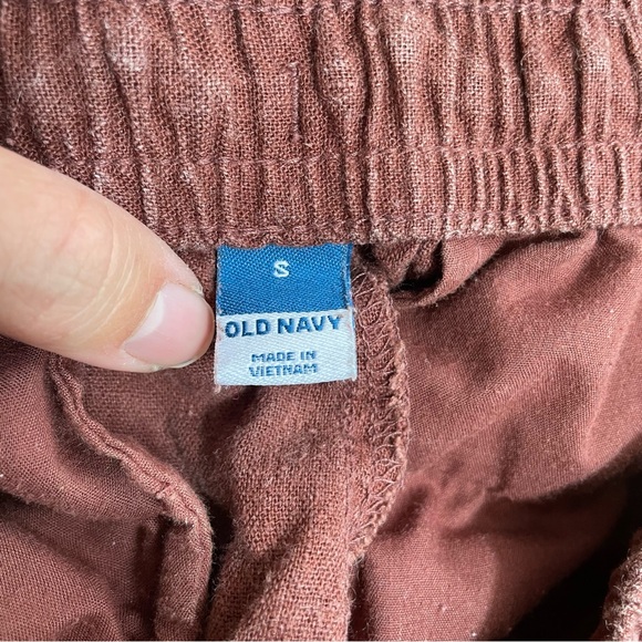 Bundle Set of (2) Old Navy High-Waisted Linen Blend Pants - Picture 4 of 7